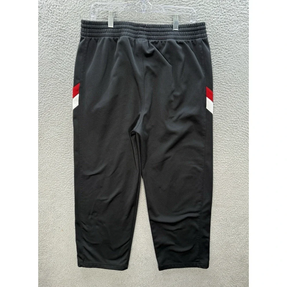 Wisconsin Badgers Track Pants Adult XL Black Adidas Sweatpants NCAA College‎
